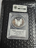 2018-W Proof American Silver Eagle — PCGS PR70DCAM FDOI - Item 0235