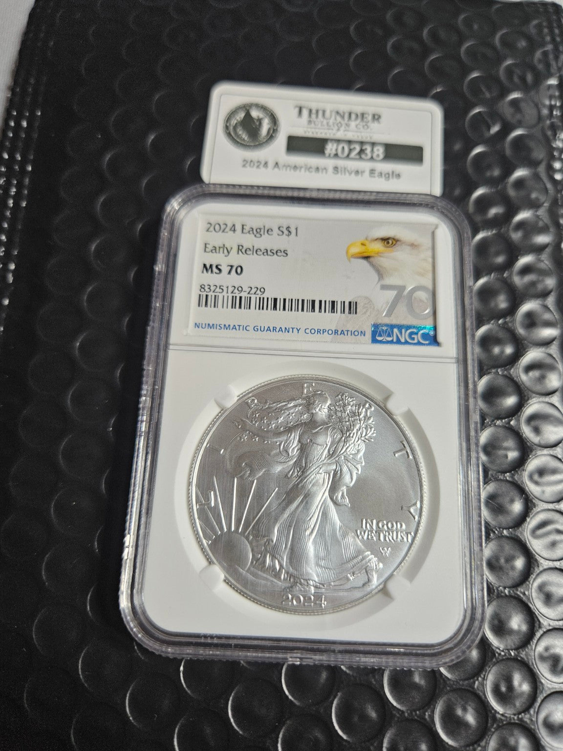 2024 American Silver Eagle — NGC MS70 Early Releases - Item 0238